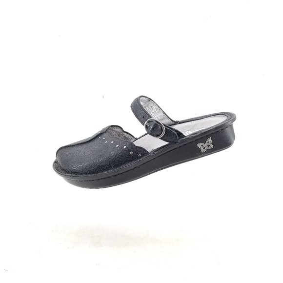 Alegria Pg Lite Womens Mary Jane Clogs Size 36 Wide Black Slip On 6-6.5 tus-521 - Picture 3 of 7